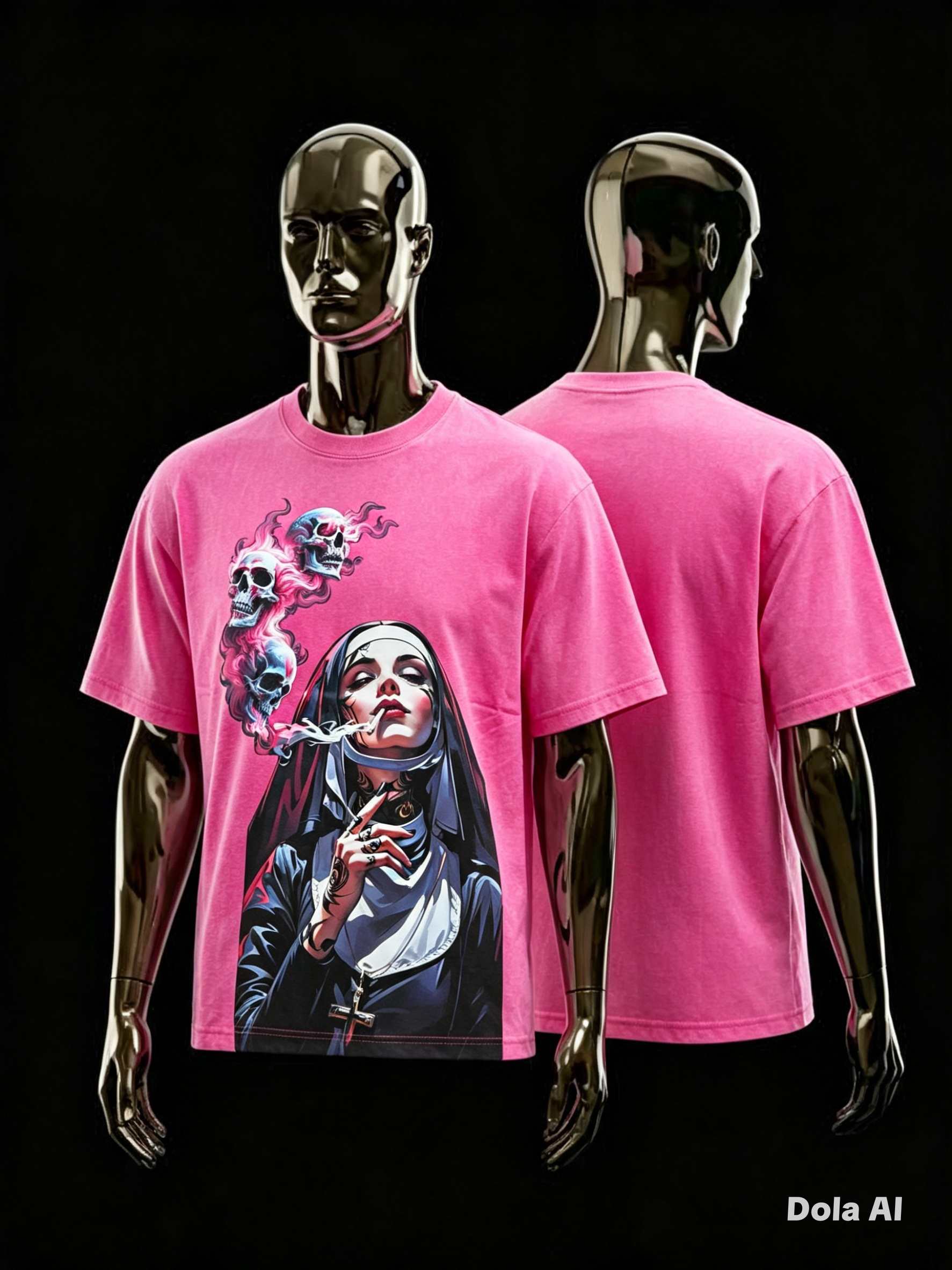 T-shirt Vintage Rose Motif Sœur