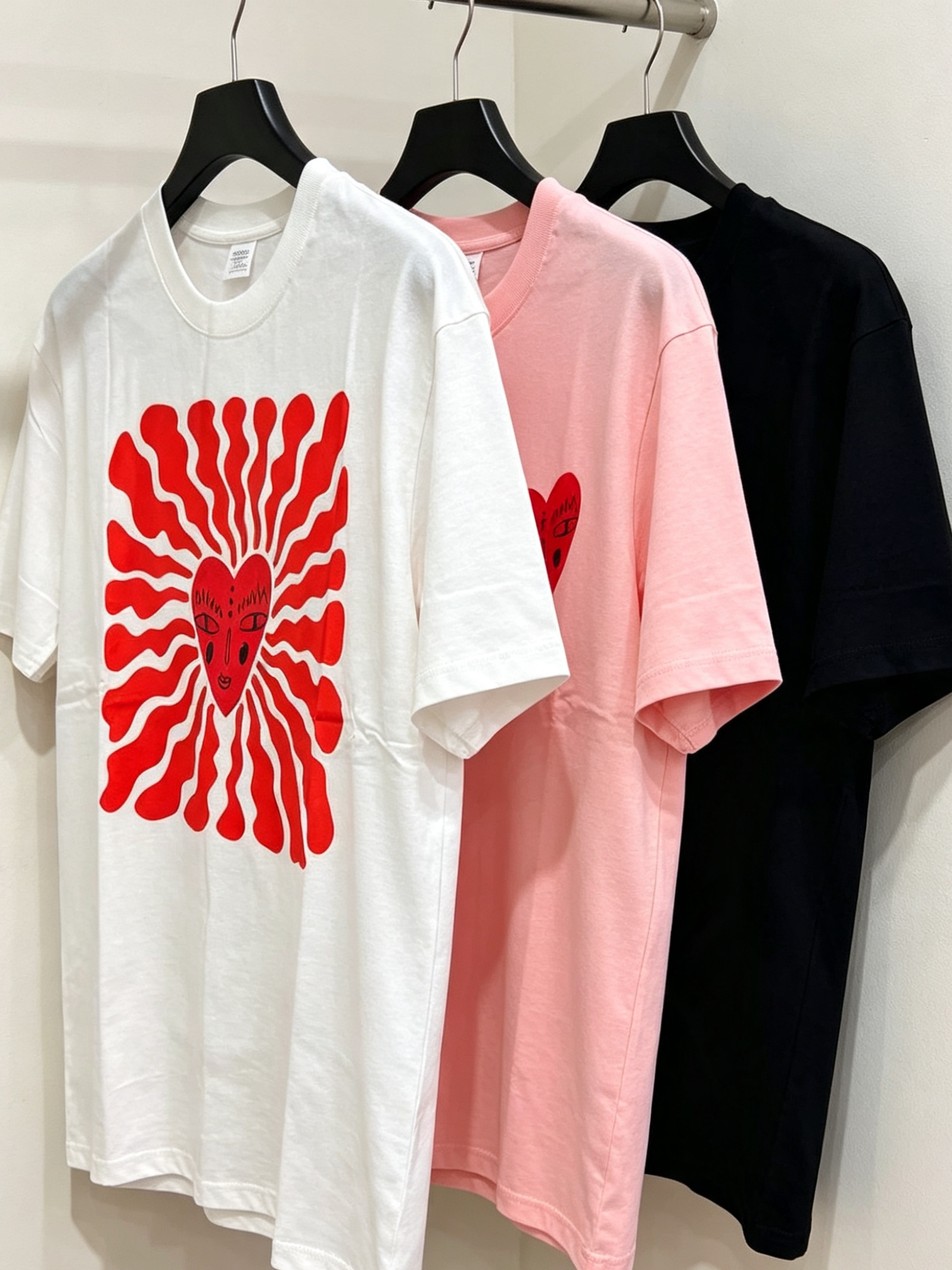 T-shirt de coeur