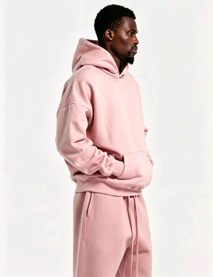 Ensemble Sweat Capuche Vert — Style Décontracté