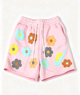 Short Fleurs Pastel