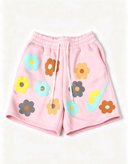 Short Fleurs Pastel