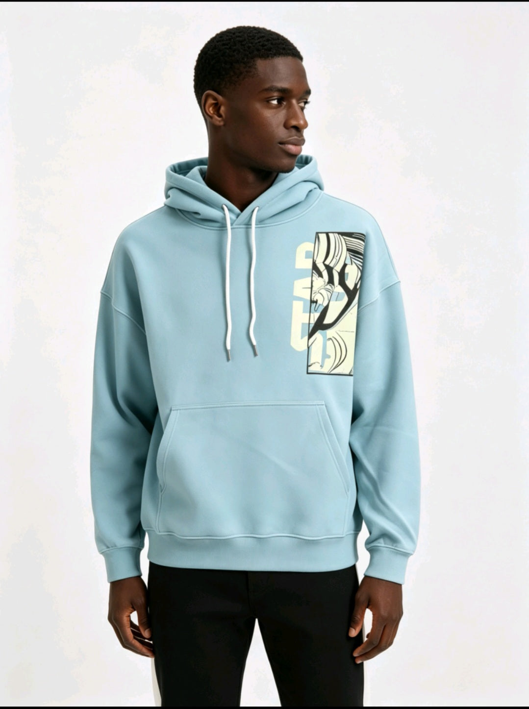 Pull star wars bleu