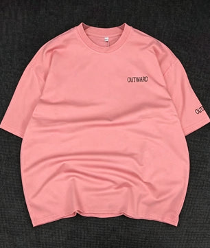 T-shirt outward