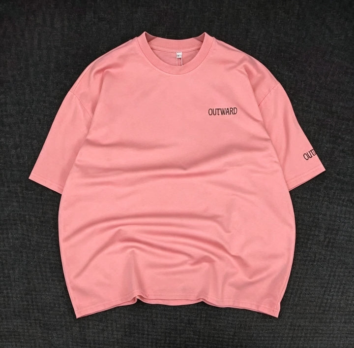 T-shirt outward