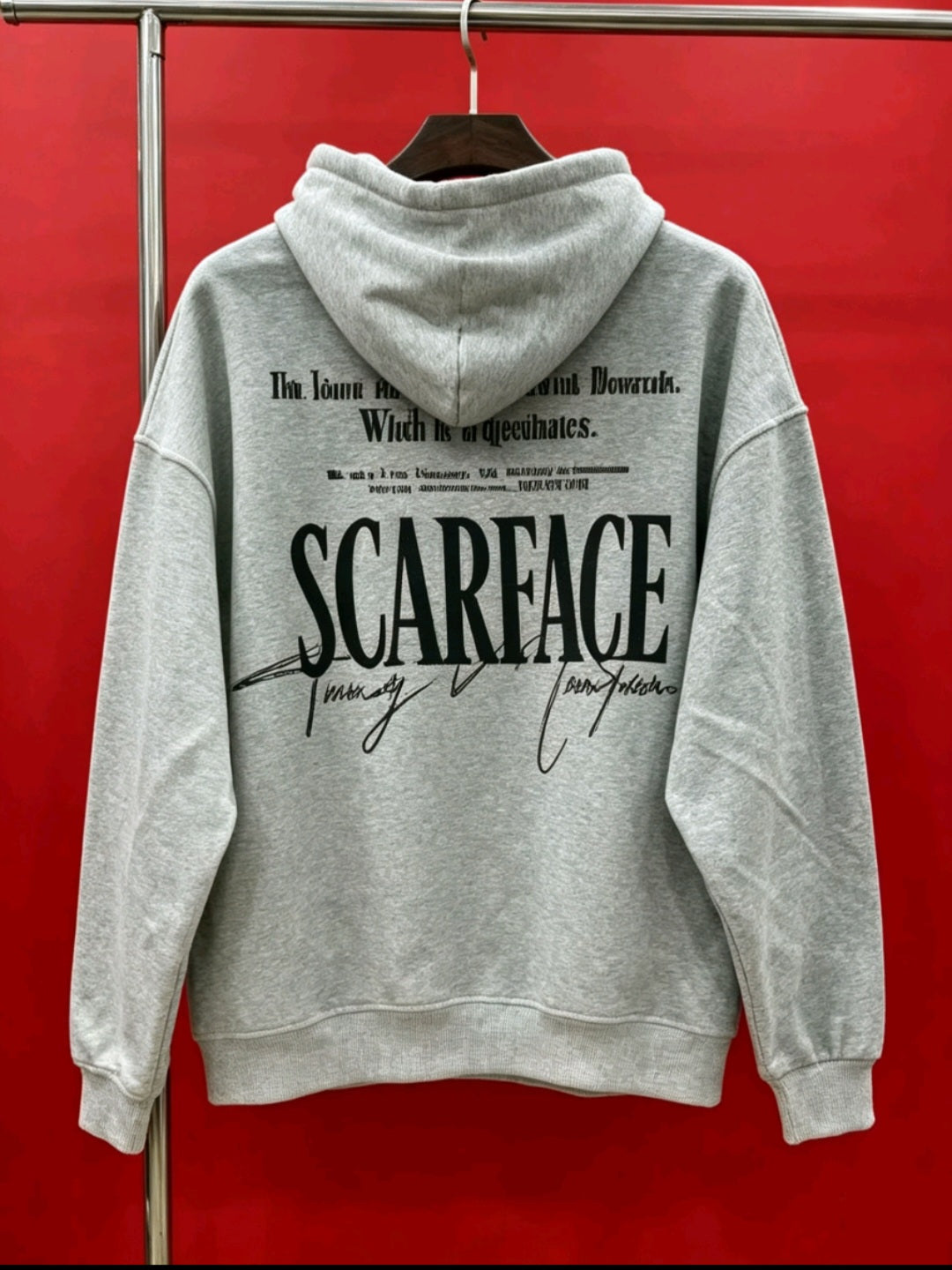 Pull  gris scarface