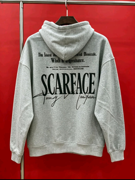 Pull  gris scarface