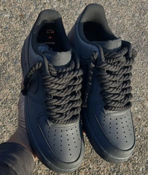 Air force 1 rope laces black