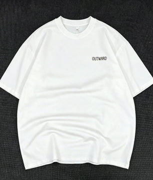 T-shirt outward