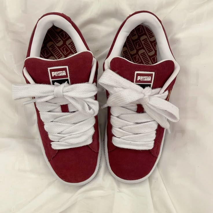 puma suède rouge