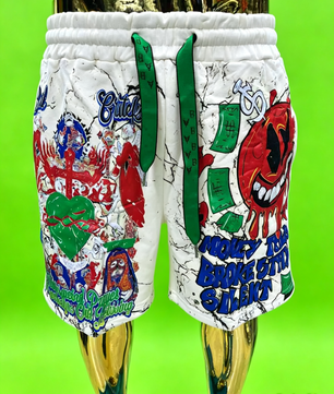short en molleton de style streetwear
