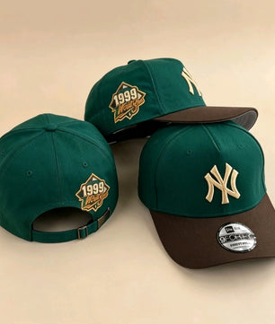 Casquette New York Yankees Édition 1999 Vert & Marron