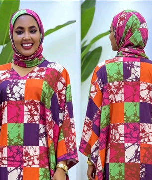 Robe Longue Africaine Multicolore