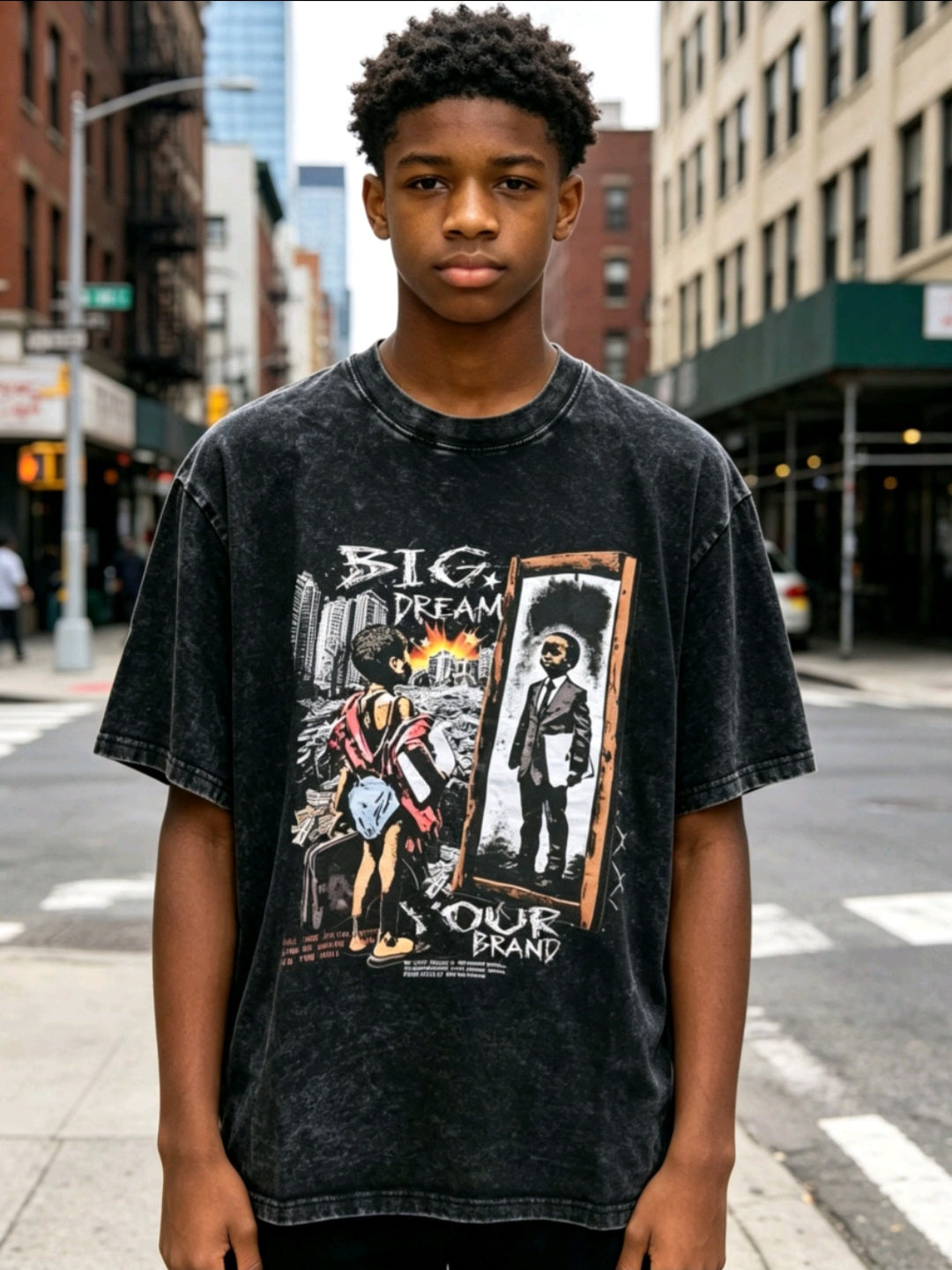 T-shirts noir.