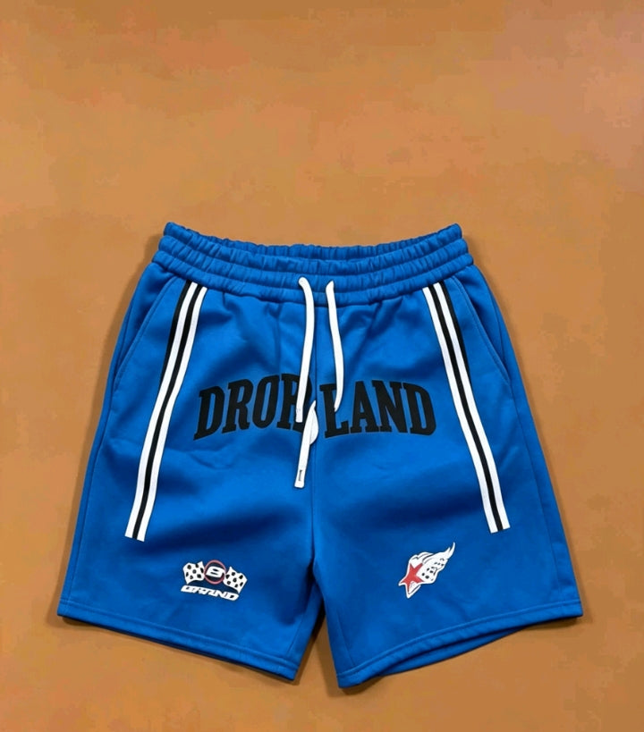 Short droland  bleu