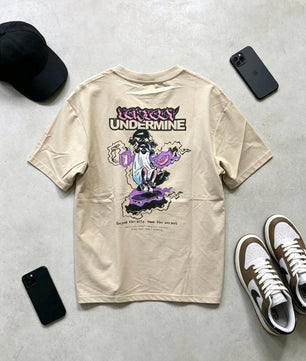 T-shirt Beige Undermine