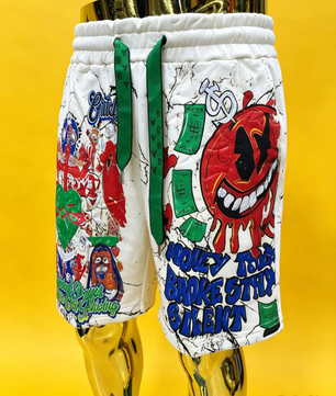short en molleton de style streetwear
