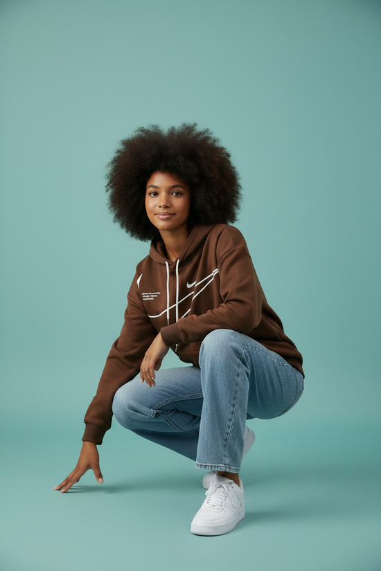 Pull NIKE marron