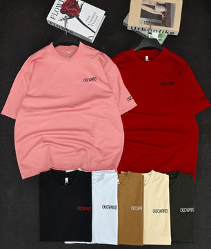 T-shirt outward