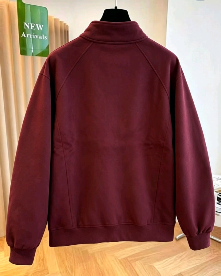 Veste Polaire Zippée Confort Prune