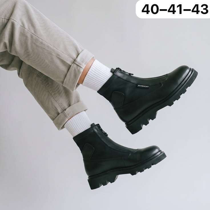 Bottes en cuir