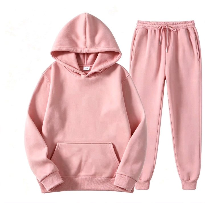 Ensemble Sweat Capuche Vert — Style Décontracté
