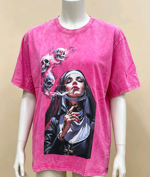 T-shirts rose clair