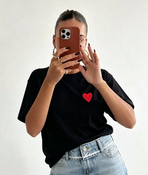 T-shirt de coeur