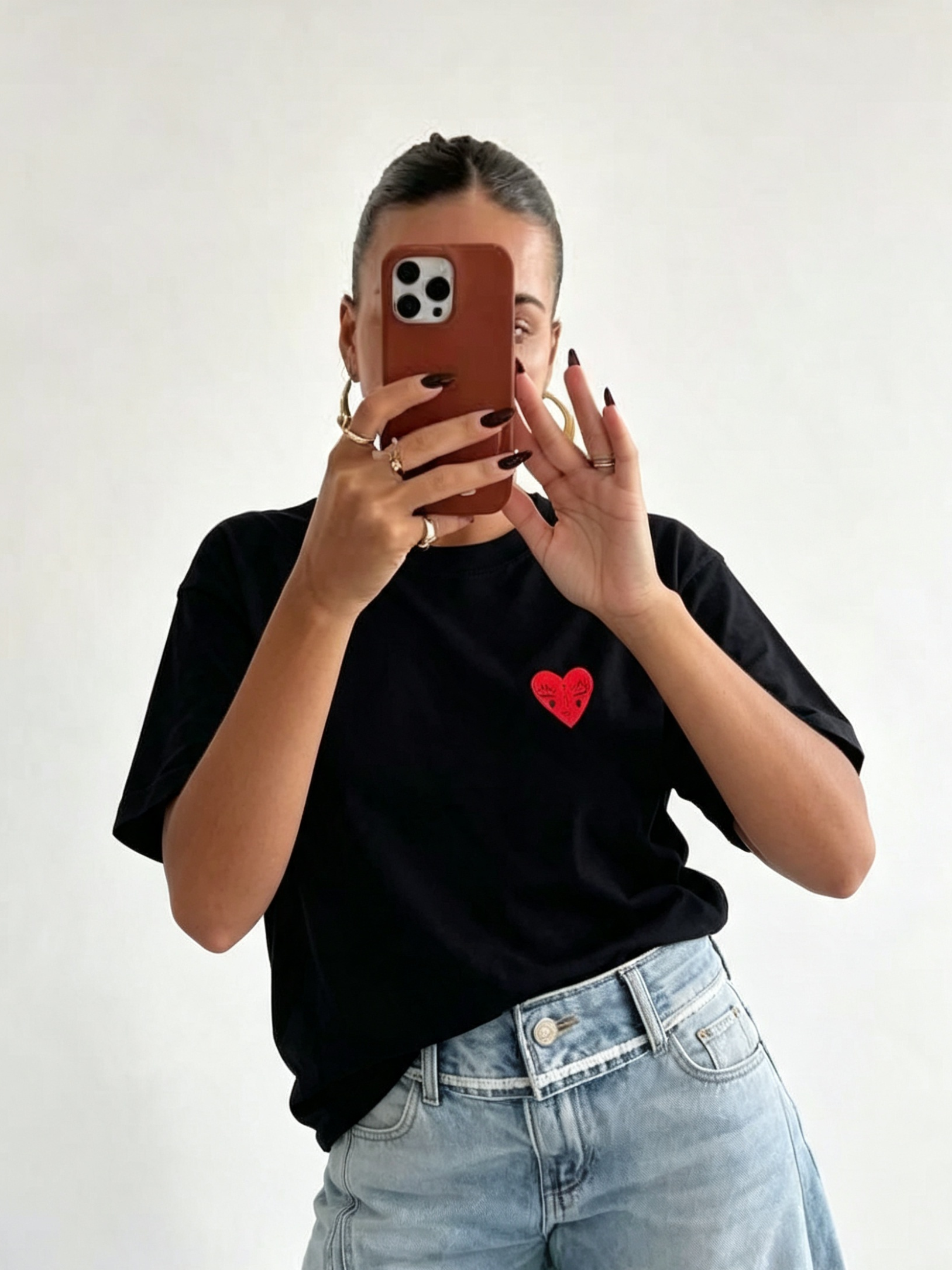 T-shirt de coeur