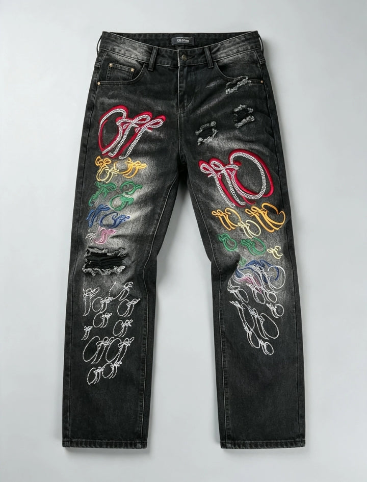Jean Streetwear "Art"  — Coupe Large