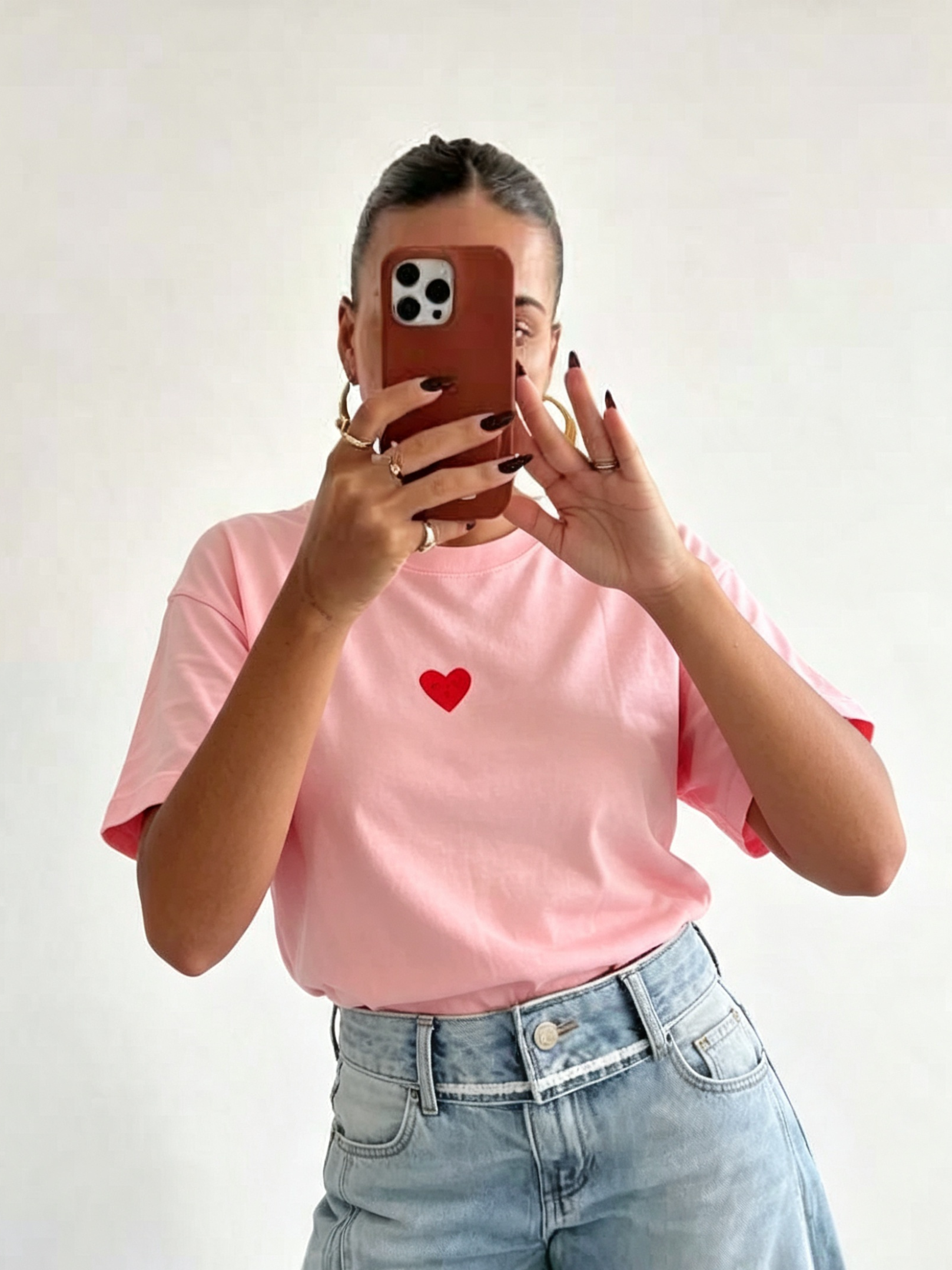 T-shirt de coeur