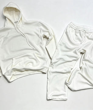 Ensemble Sweat & Jogger Blanc Minimaliste