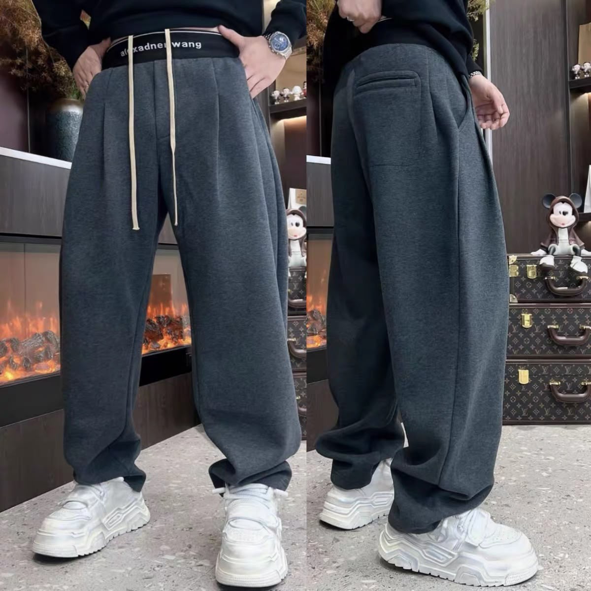 Pantalon ample
