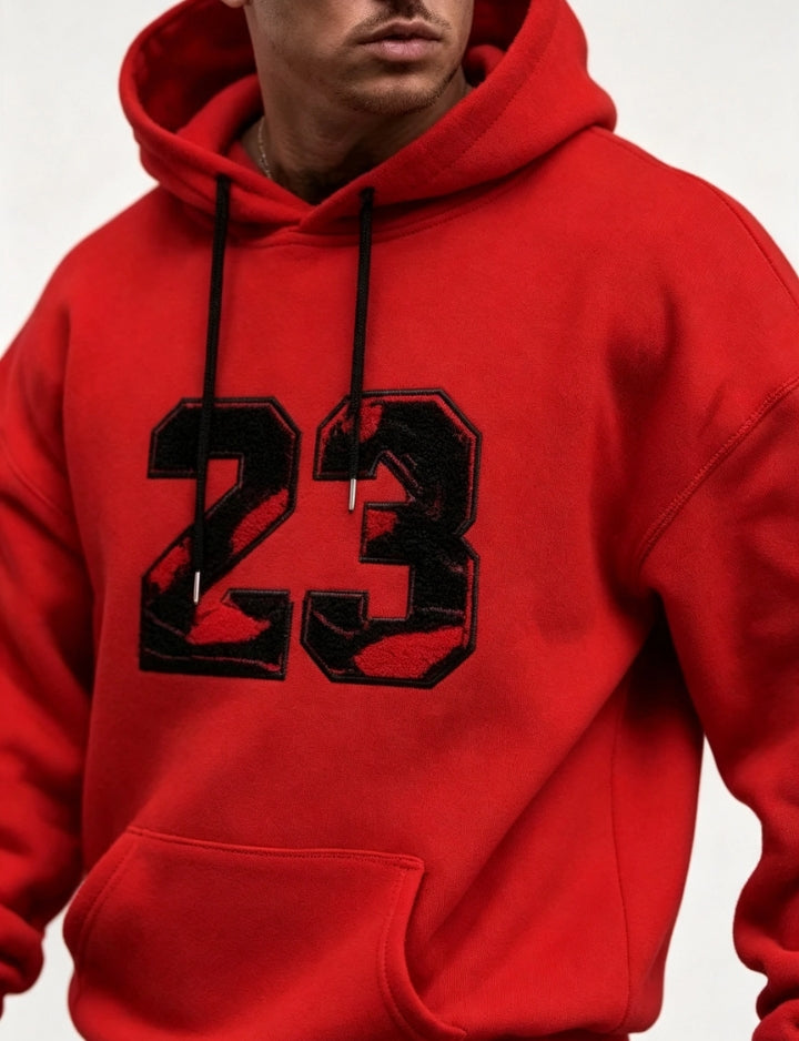 Ensemble Jogging 23 Rouge Capuche