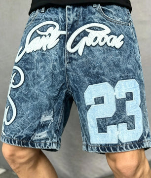 Short 23 Saint Street Bleu Acide