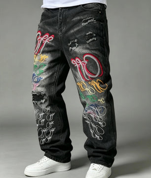 Jean Streetwear "Art"  — Coupe Large