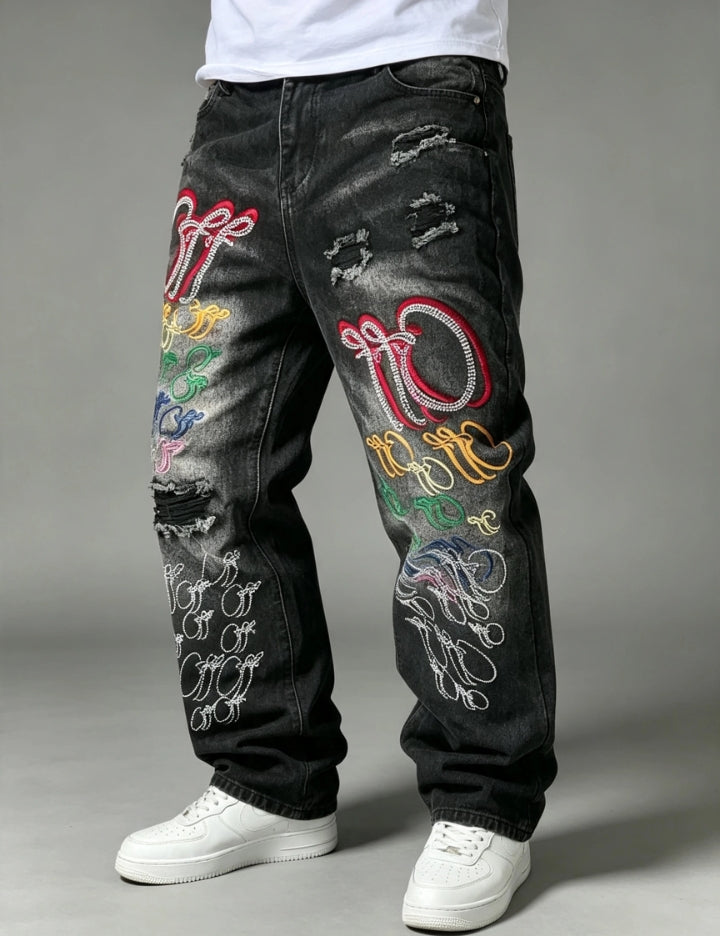 Jean Streetwear "Art"  — Coupe Large