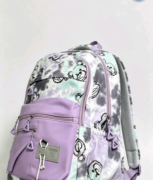 Sac à dos Bicolore Violet & Nuage
