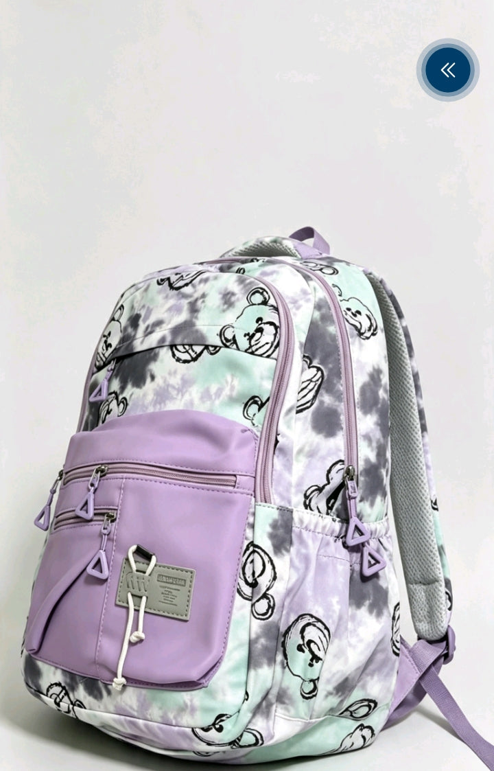 Sac à dos Bicolore Violet & Nuage