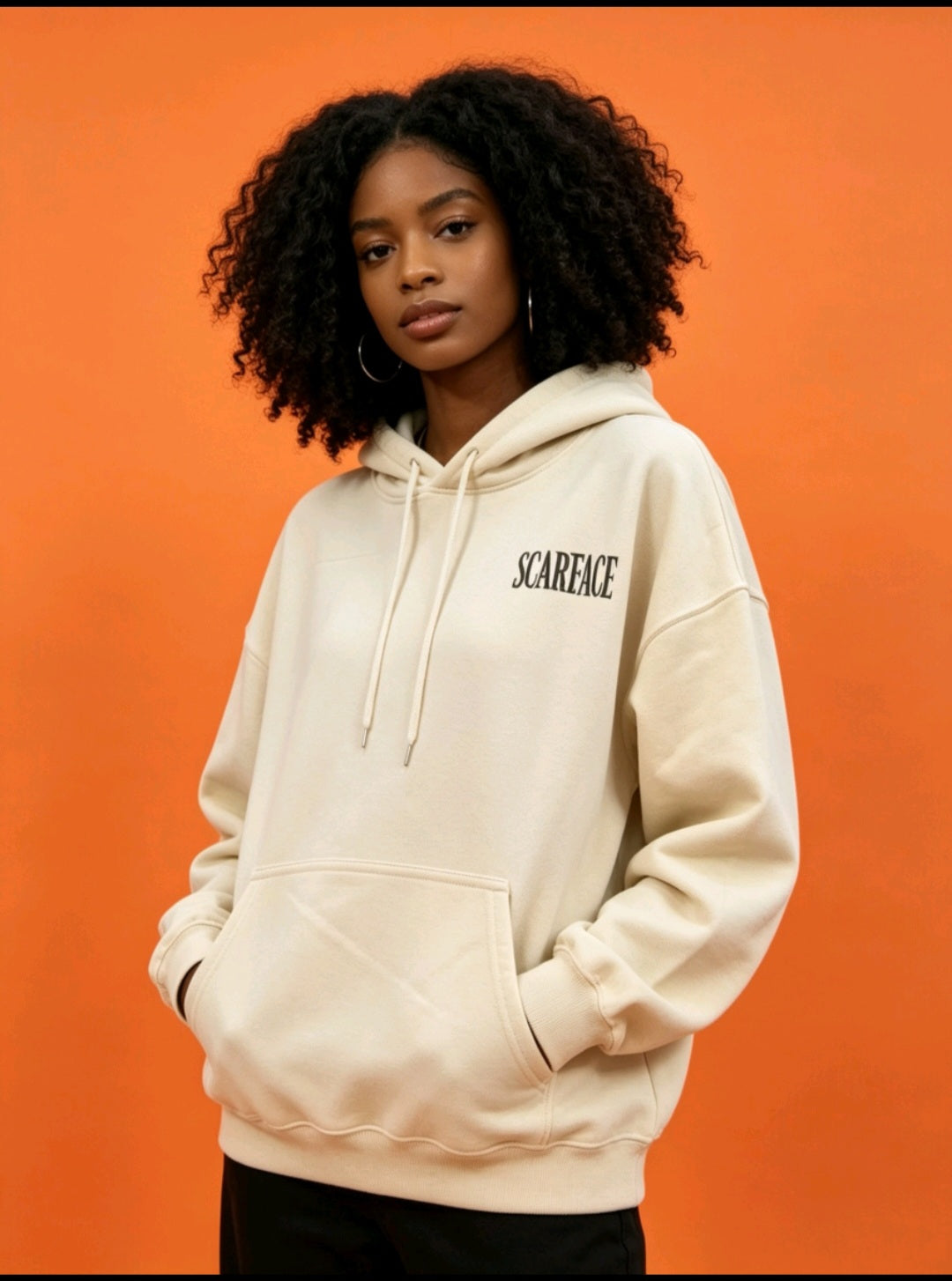Pull jaune   scarface