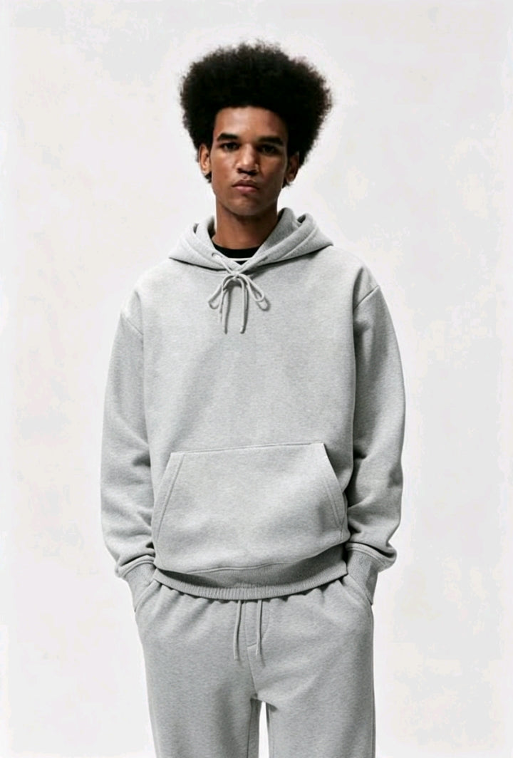 Ensemble Sweat Capuche Vert — Style Décontracté