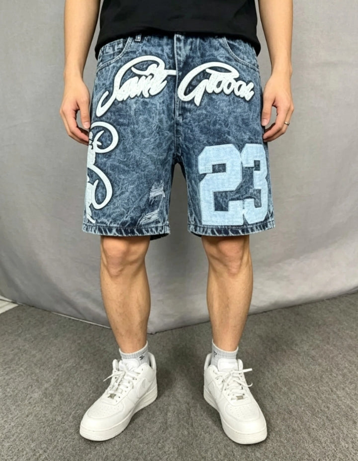 Short 23 Saint Street Bleu Acide