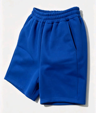Short décontracté basique bleu