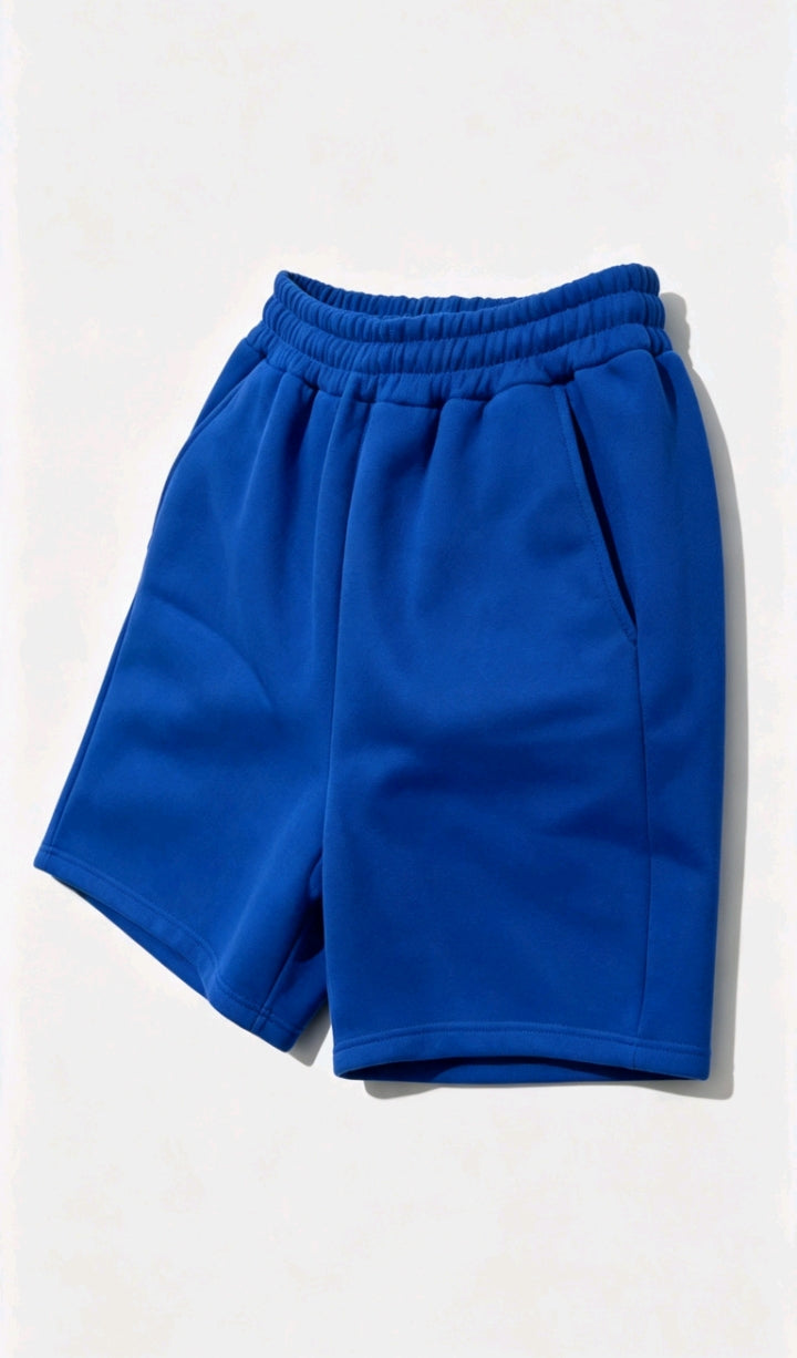 Short décontracté basique bleu