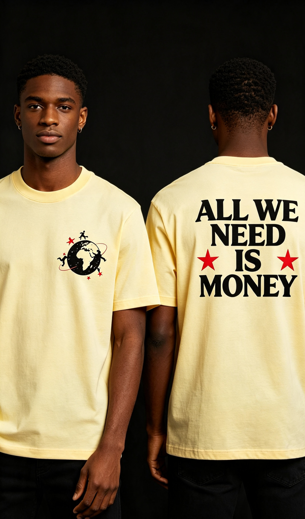 T-shirt jaune