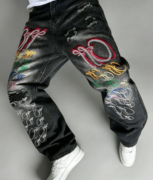 Jean Streetwear "Art"  — Coupe Large
