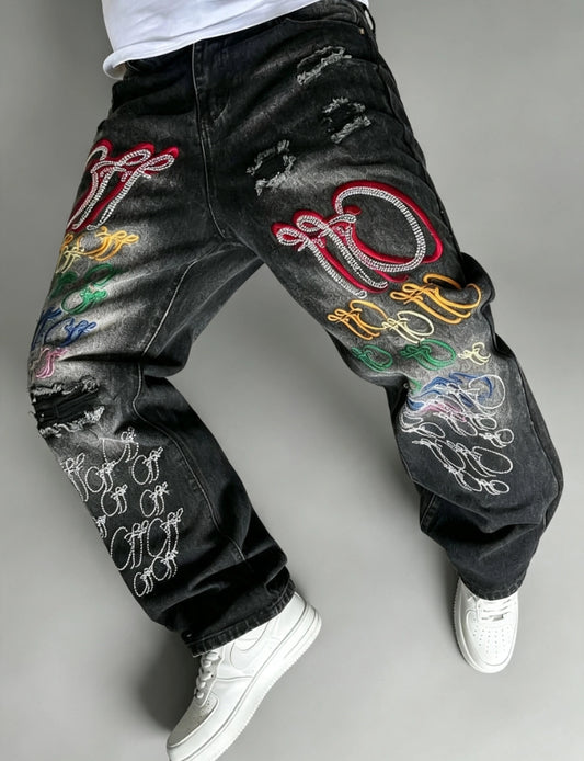 Jean Streetwear "Art"  — Coupe Large
