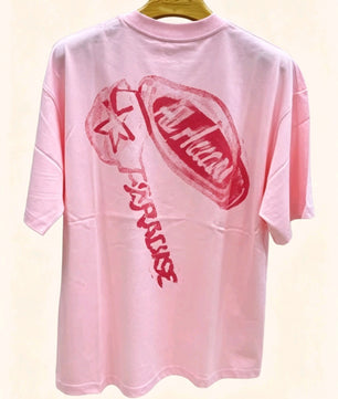 T-shirts rose clair.