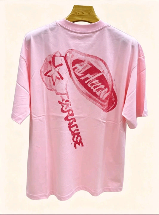 T-shirts rose clair.