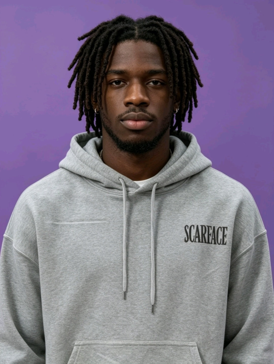 Pull  gris scarface