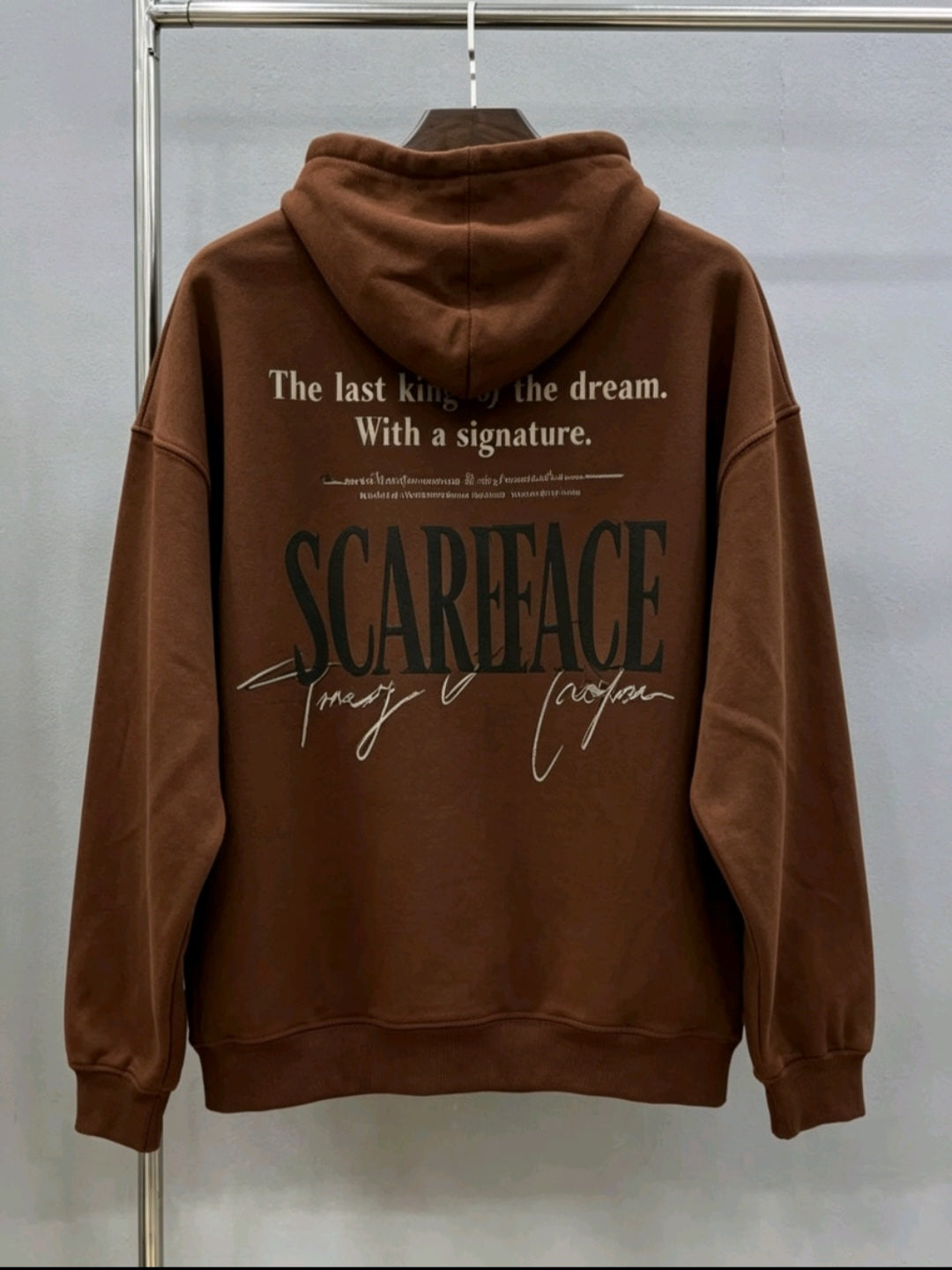 Pull marron  scarface